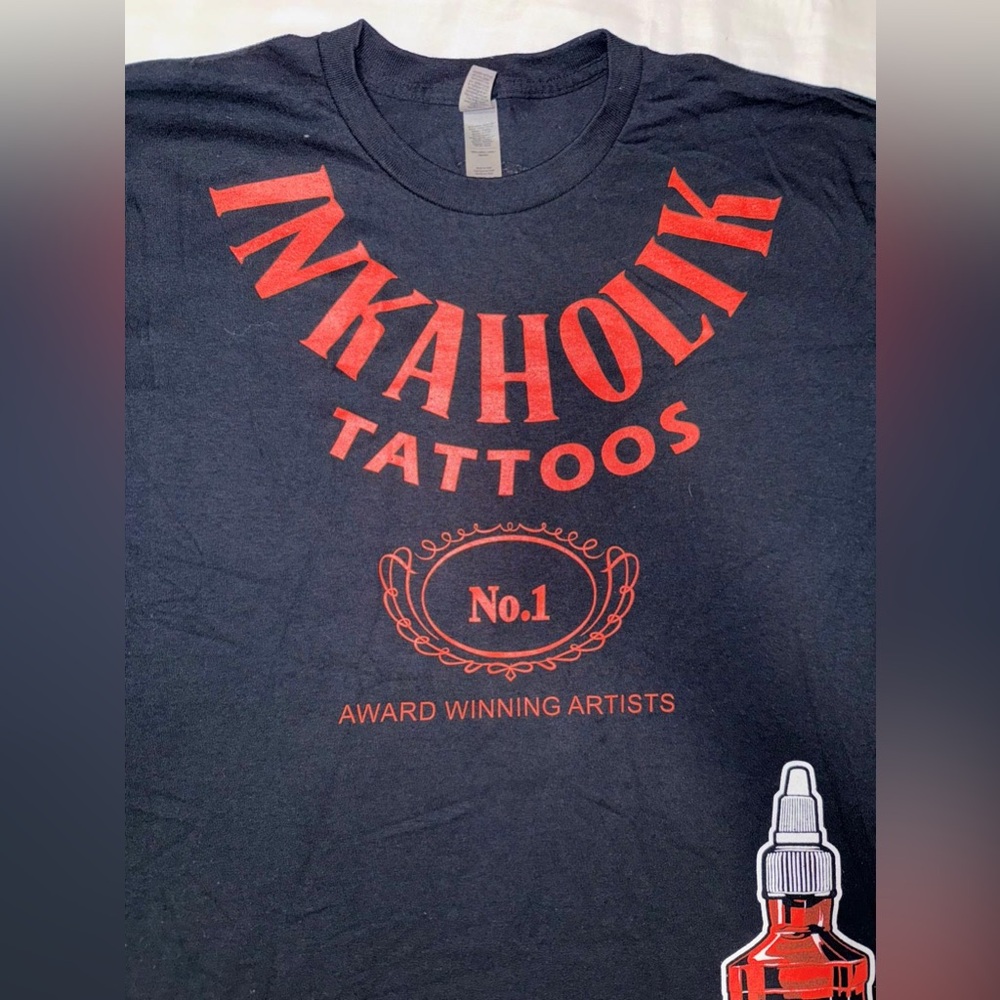 SOLD-NWOT inkaholik tatto shirt size L - Picture 3 of 8